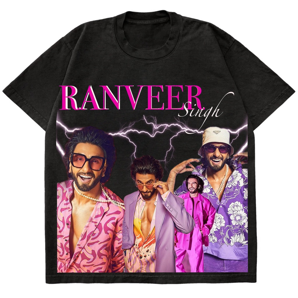D12 WorldWide Exclusive Ranveer Singh Graphic Tee